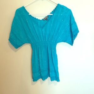 Turquoise Top